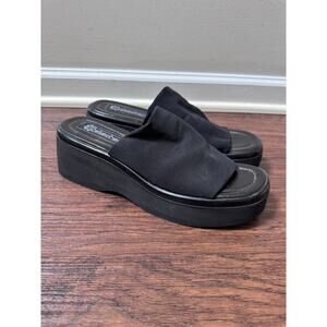 Sketchers Vintage Platform Black Sandals 90s